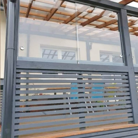 Berėmės karkasinės balkonų sistemos, gamintoja Lenkija