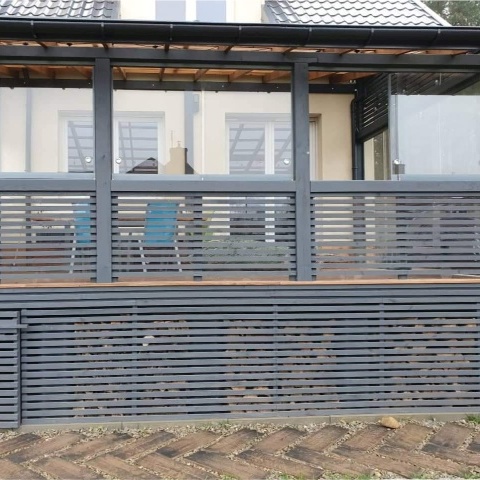 Berėmės karkasinės balkonų sistemos, gamintoja Lenkija