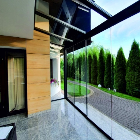 Berėmės karkasinės balkonų sistemos, gamintoja Lenkija