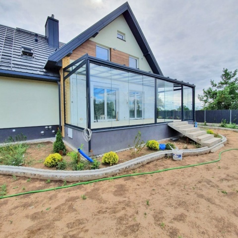 Berėmės karkasinės balkonų sistemos, gamintoja Lenkija