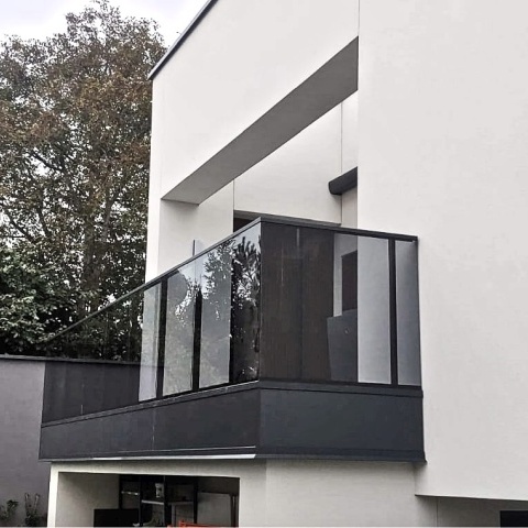 Berėmės karkasinės balkonų sistemos, gamintoja Lenkija