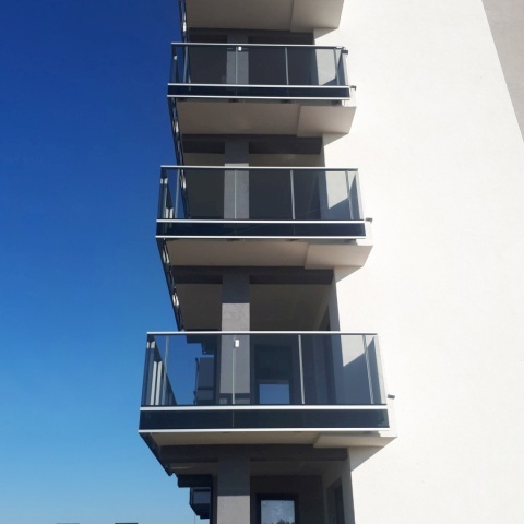 Berėmės karkasinės balkonų sistemos, gamintoja Lenkija