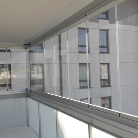 Berėmės karkasinės balkonų sistemos, gamintoja Lenkija