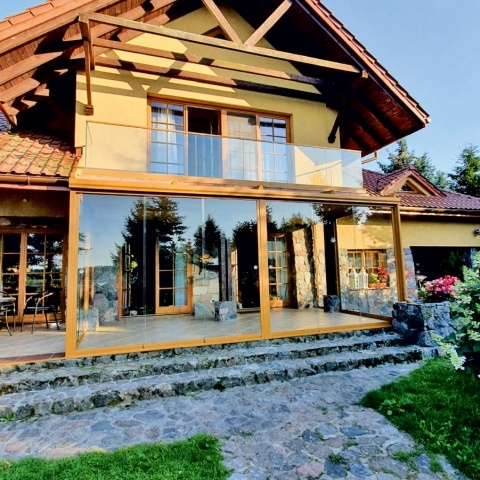 Berėmės karkasinės balkonų sistemos, gamintoja Lenkija