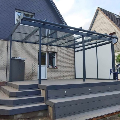 Berėmės karkasinės balkonų sistemos, gamintoja Lenkija