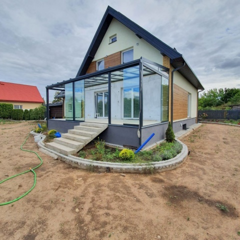 Berėmės karkasinės balkonų sistemos, gamintoja Lenkija